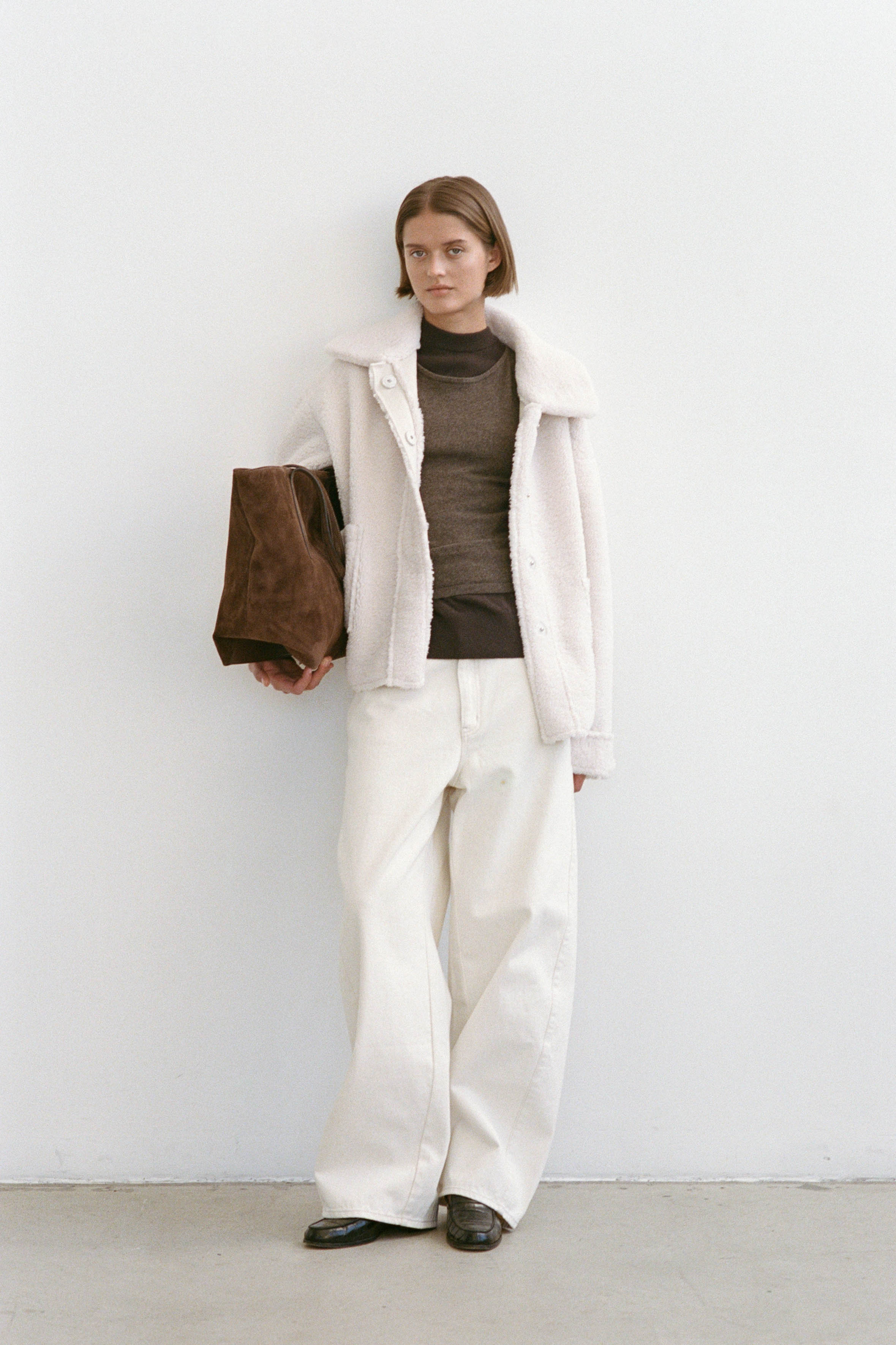 Cream Faux Shearling