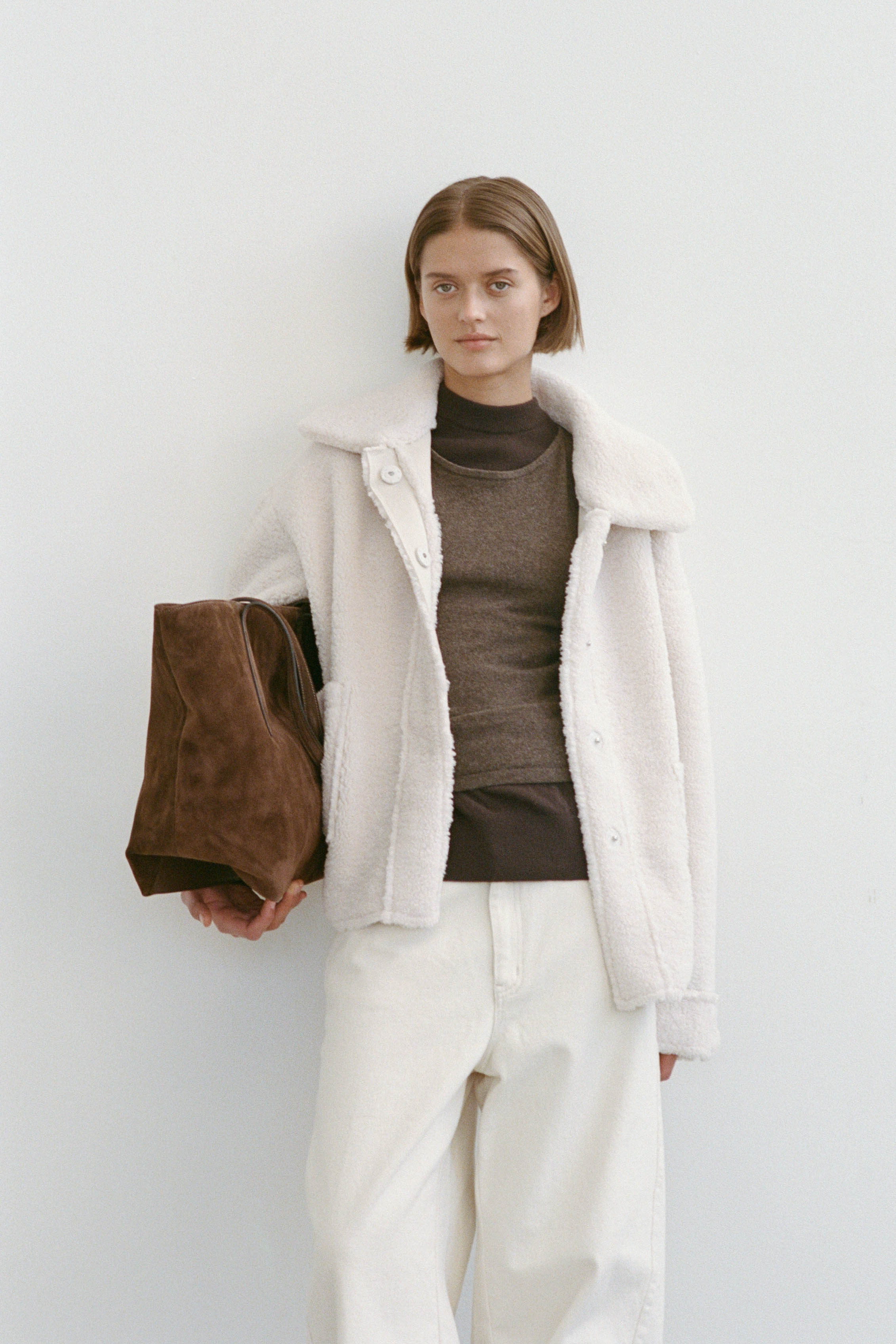 Cream Faux Shearling