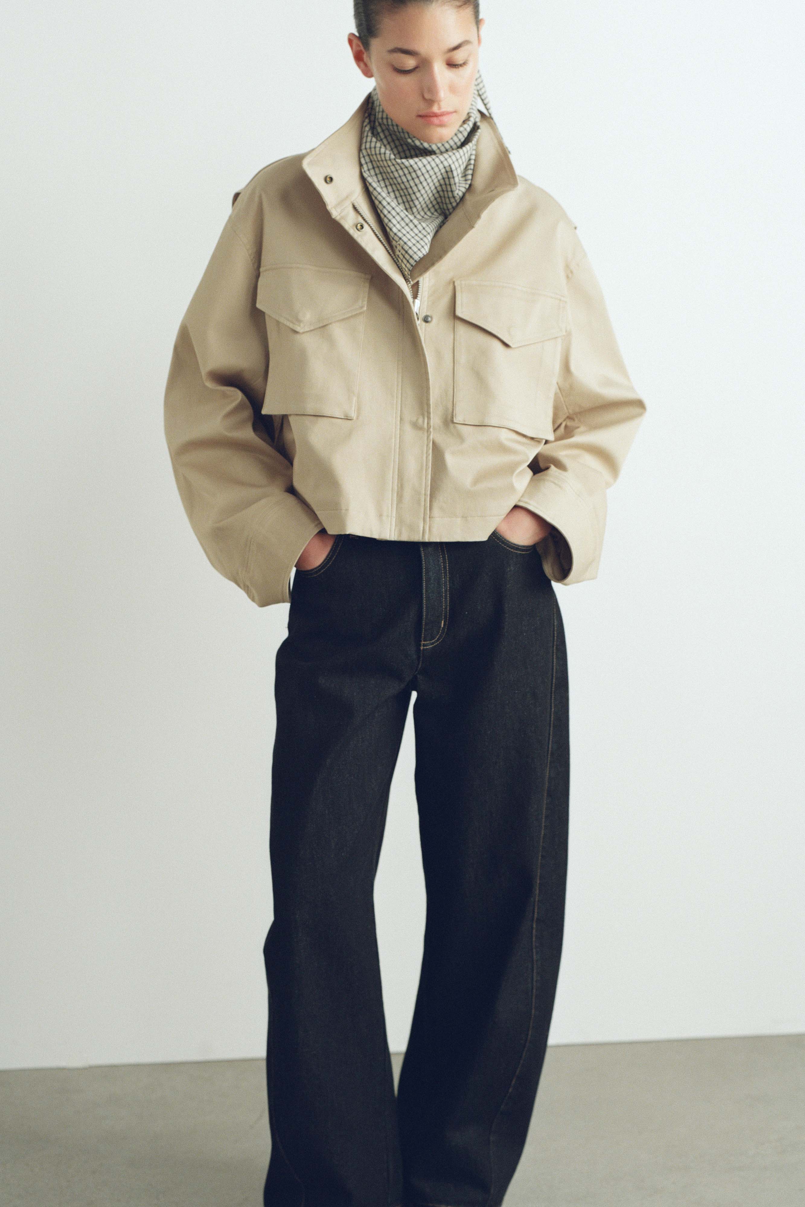 The Esther Cropped Trench