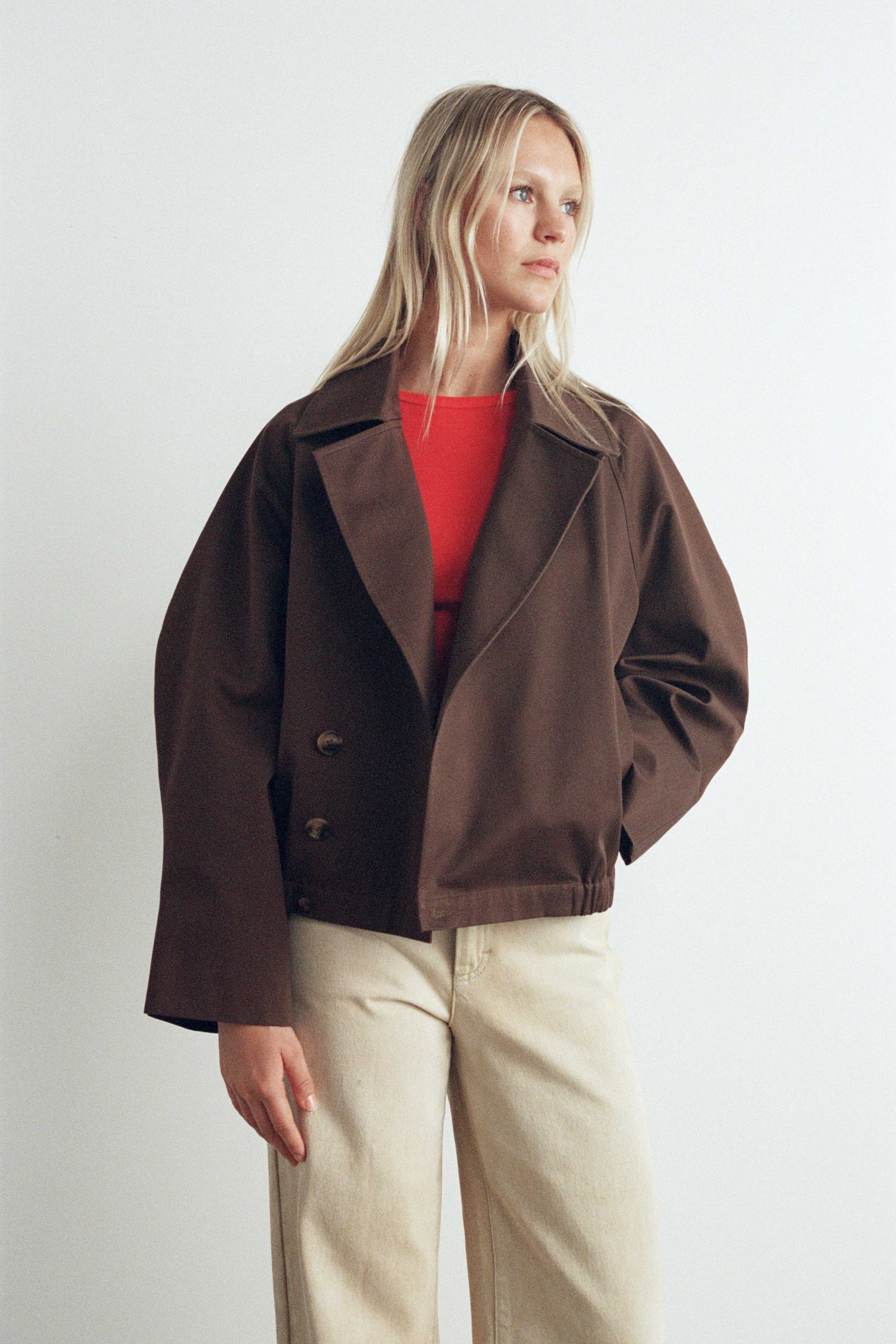 The Penelope Cropped Trench