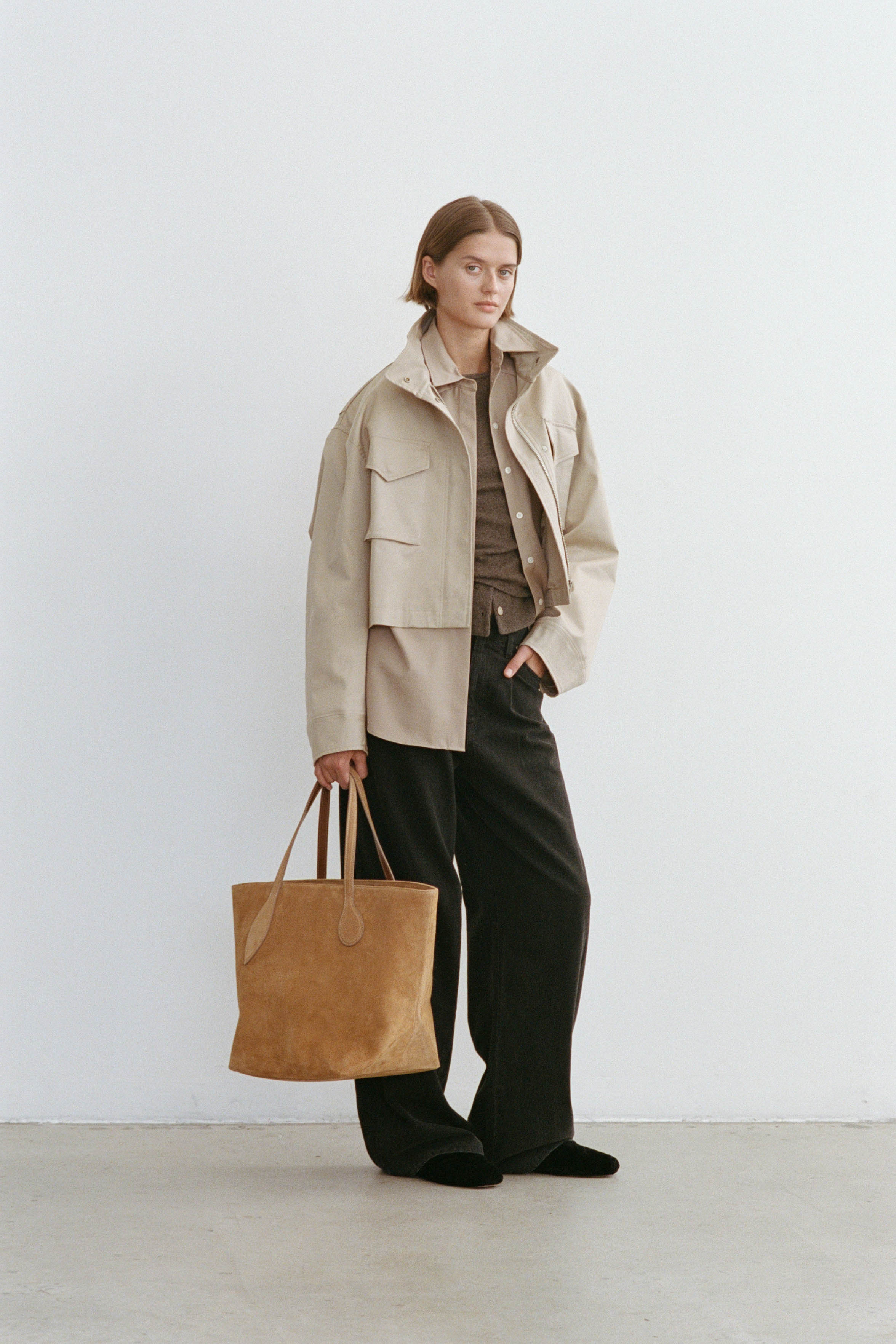 The Esther Cropped Trench