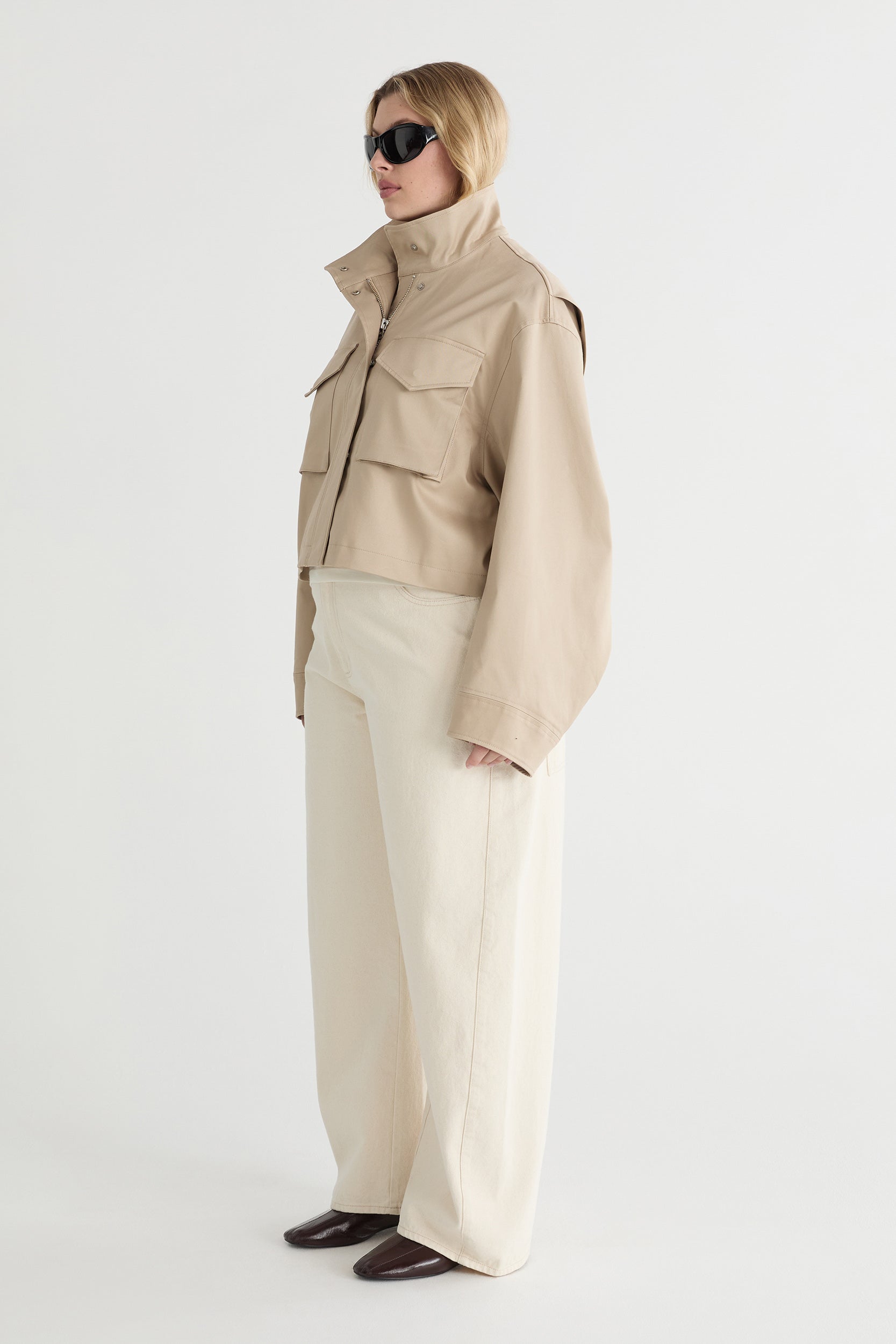 The Esther Cropped Trench