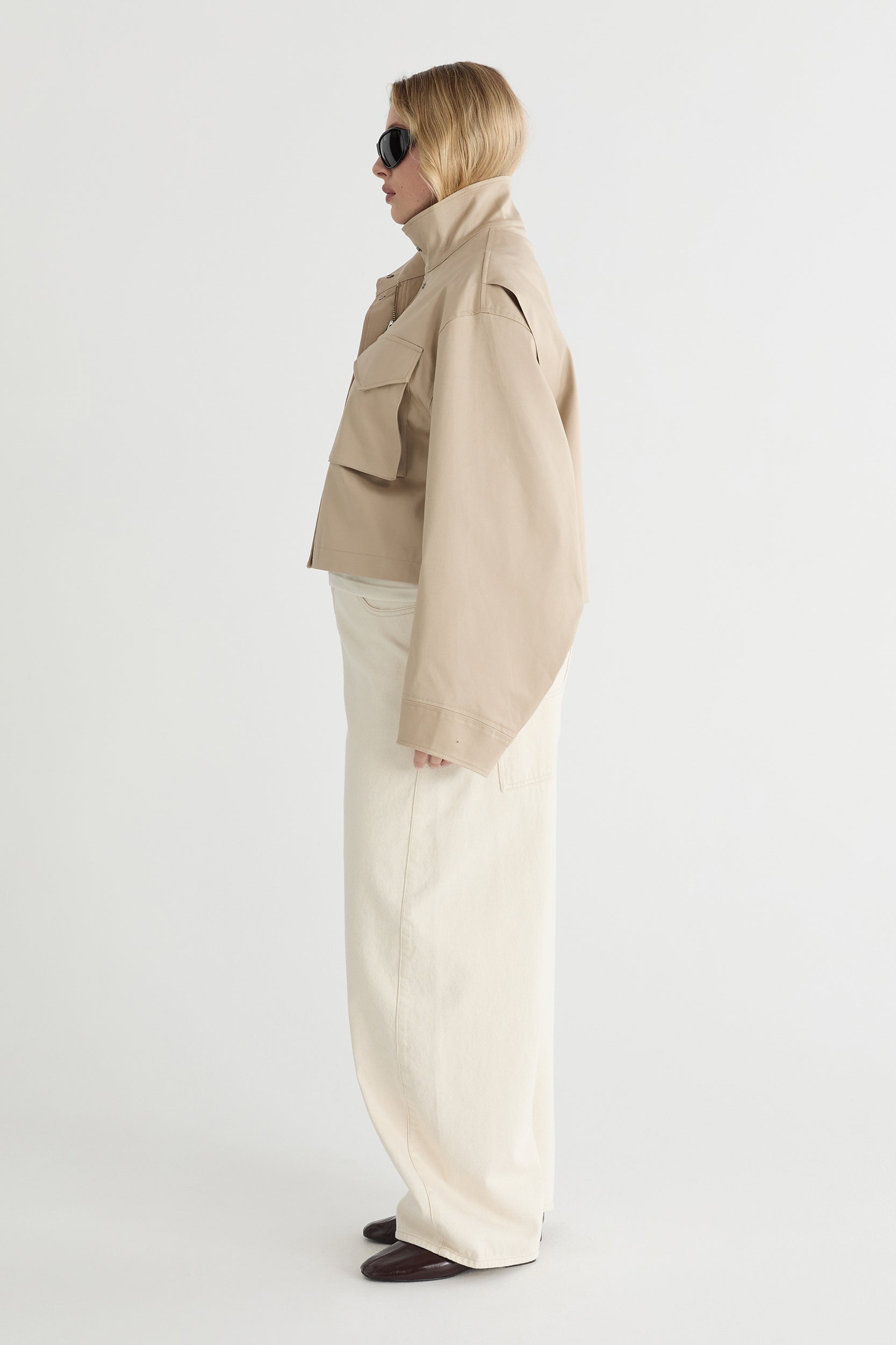 The Esther Cropped Trench