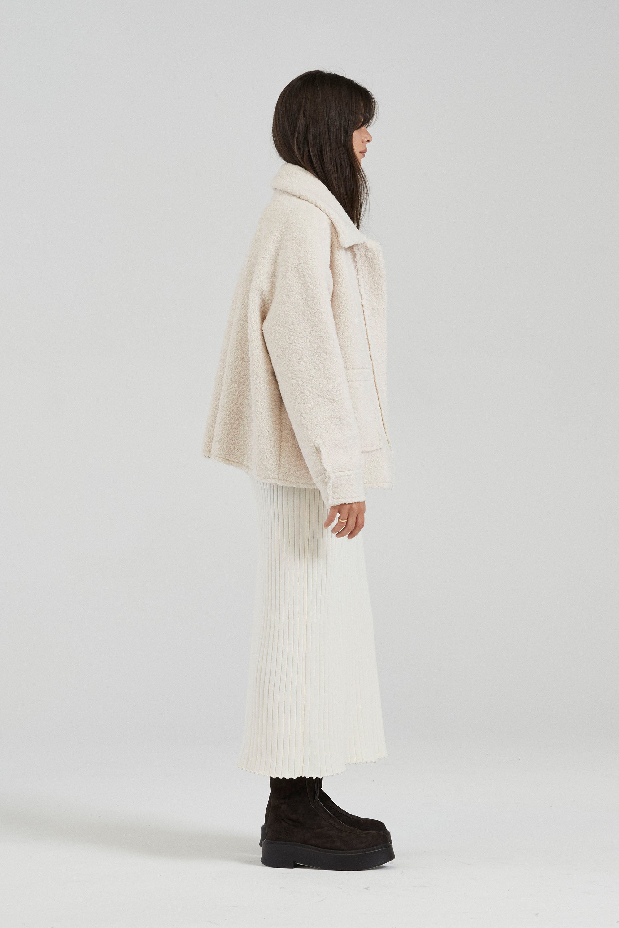 Cream Faux Shearling