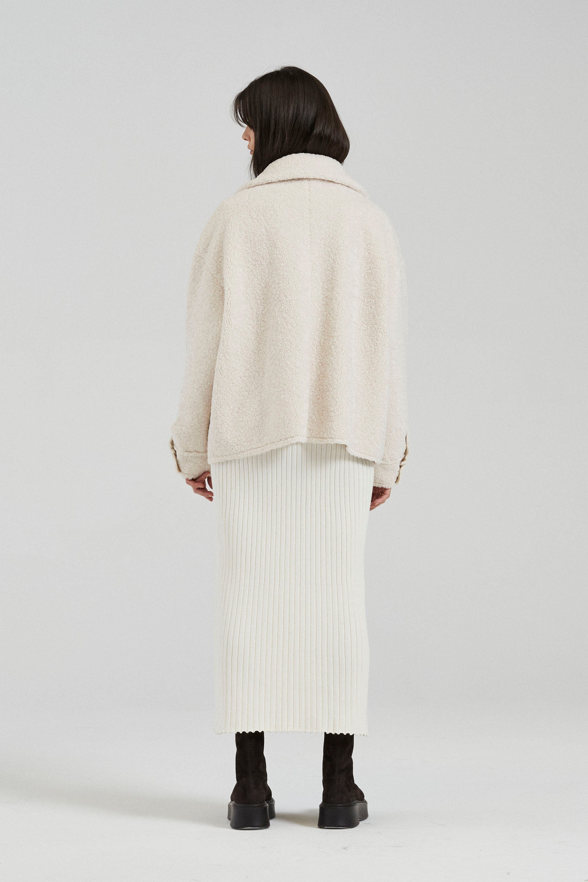 Cream Faux Shearling