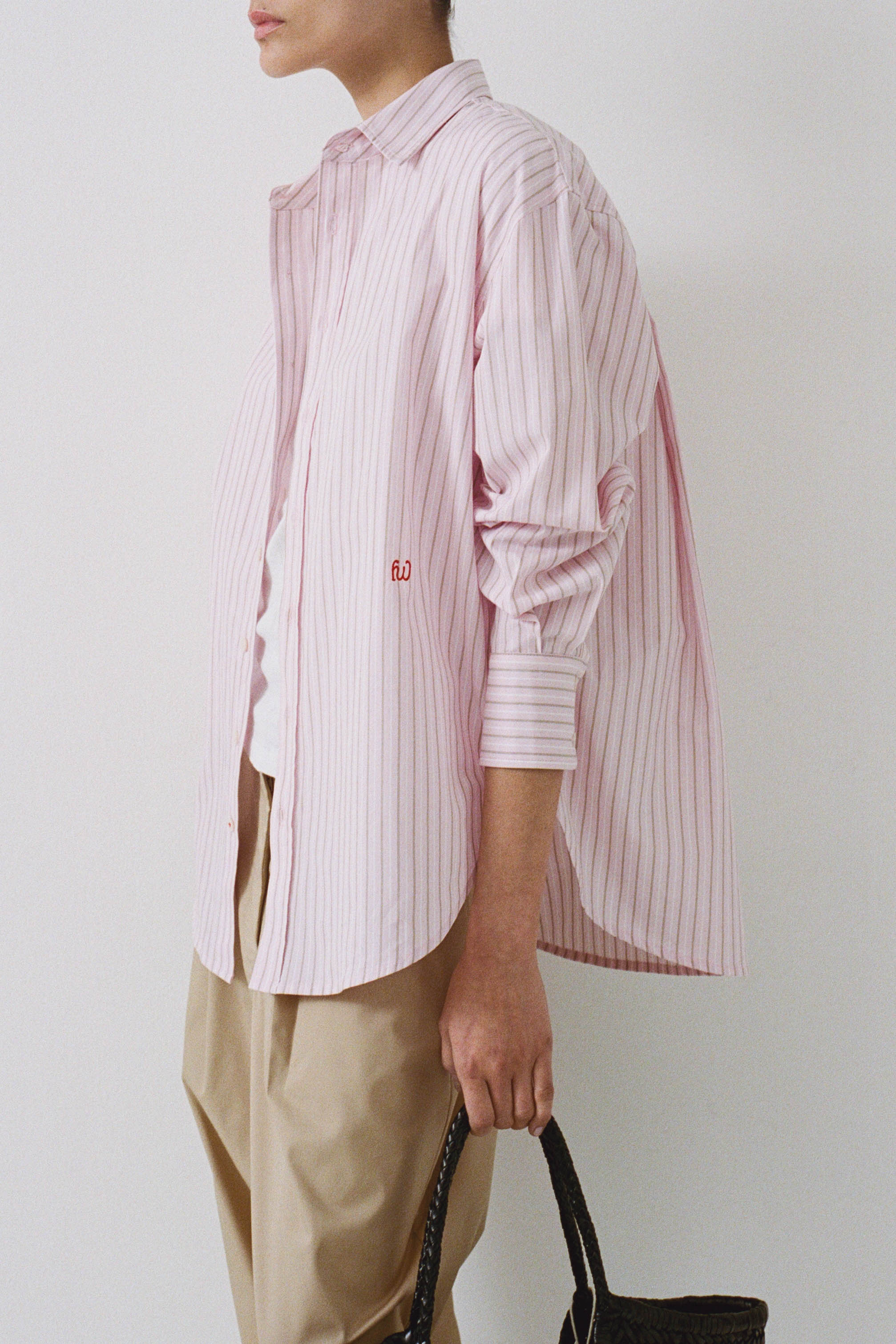 The Heidi Shirt - Pink Stripe