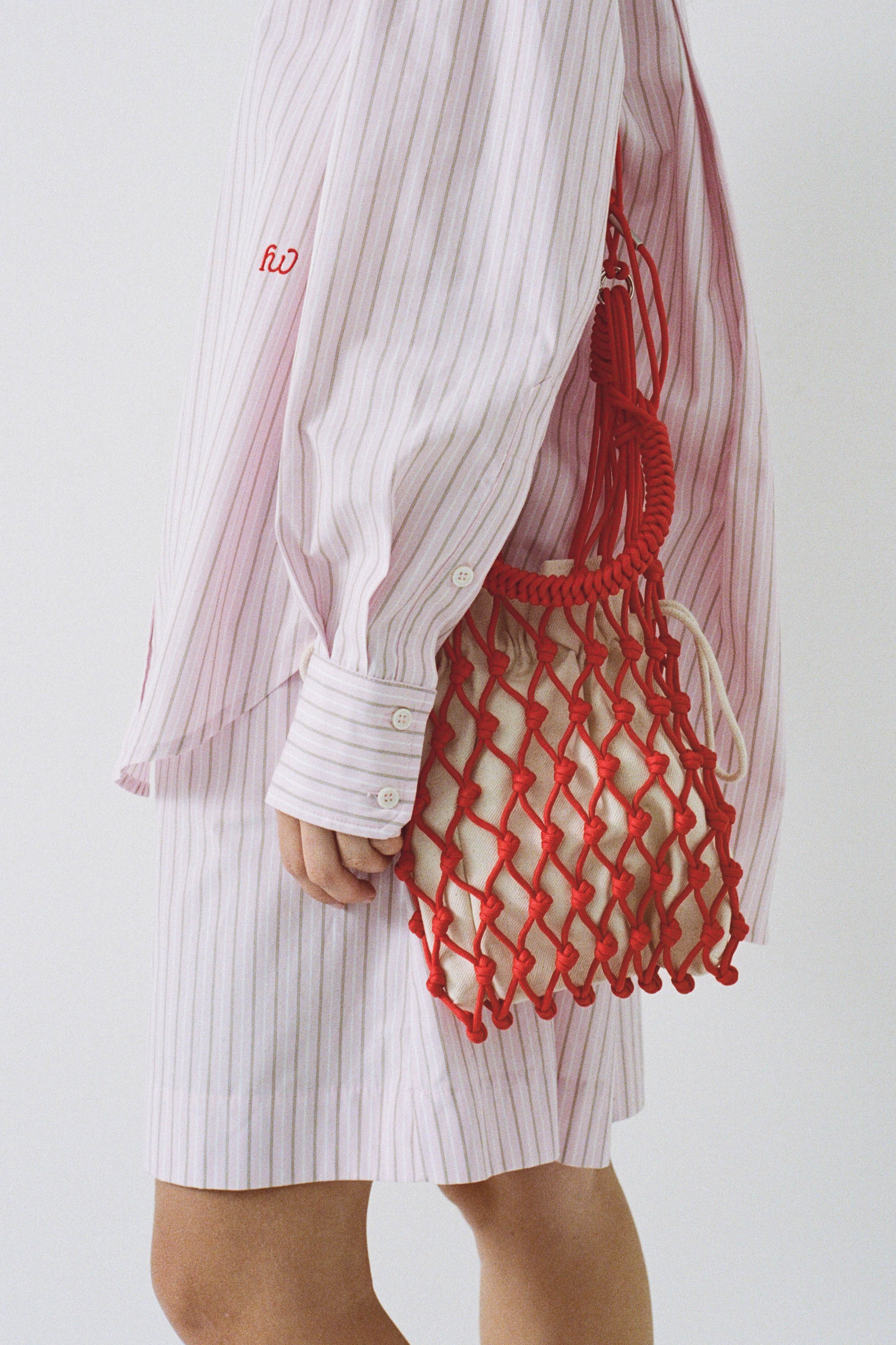 The Heidi Shirt - Pink Stripe