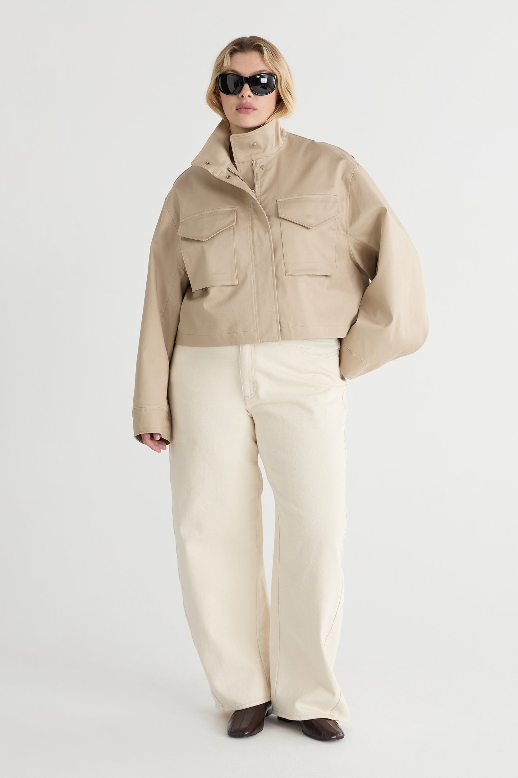 The Esther Cropped Trench