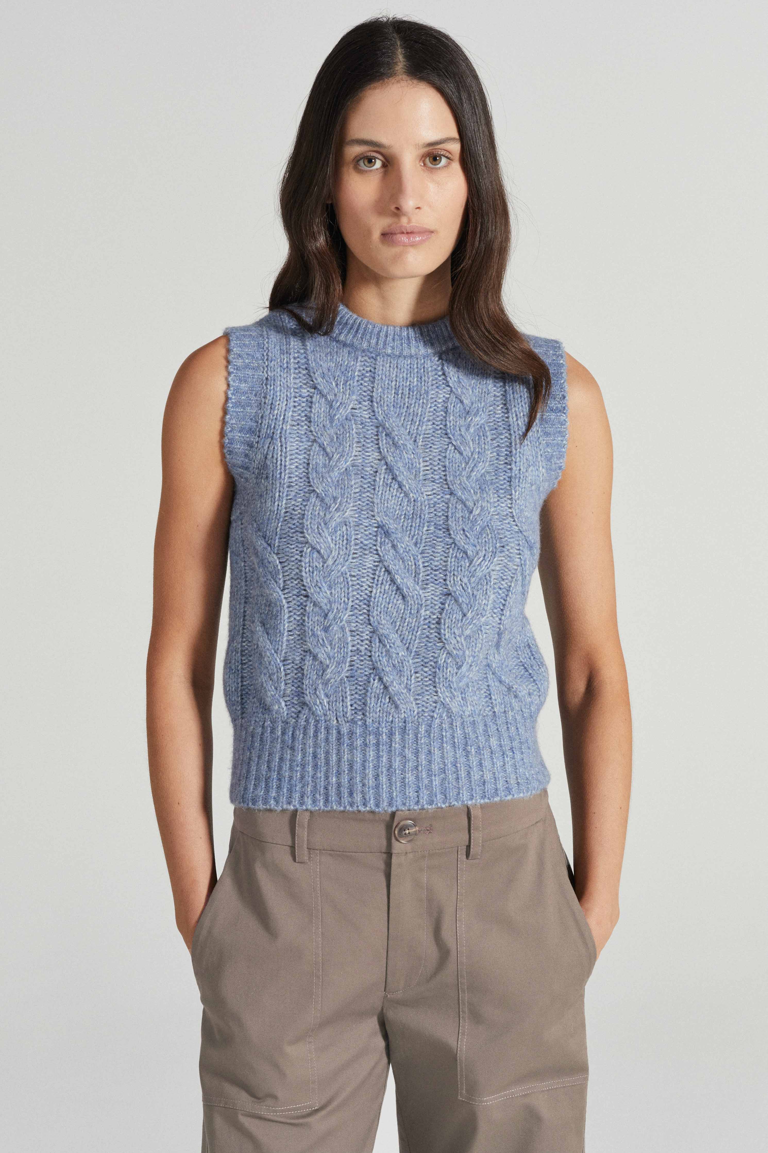 The Henry Cable Knit Vest