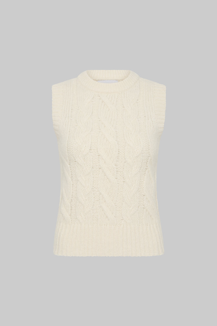 The Henry Cable Knit Vest