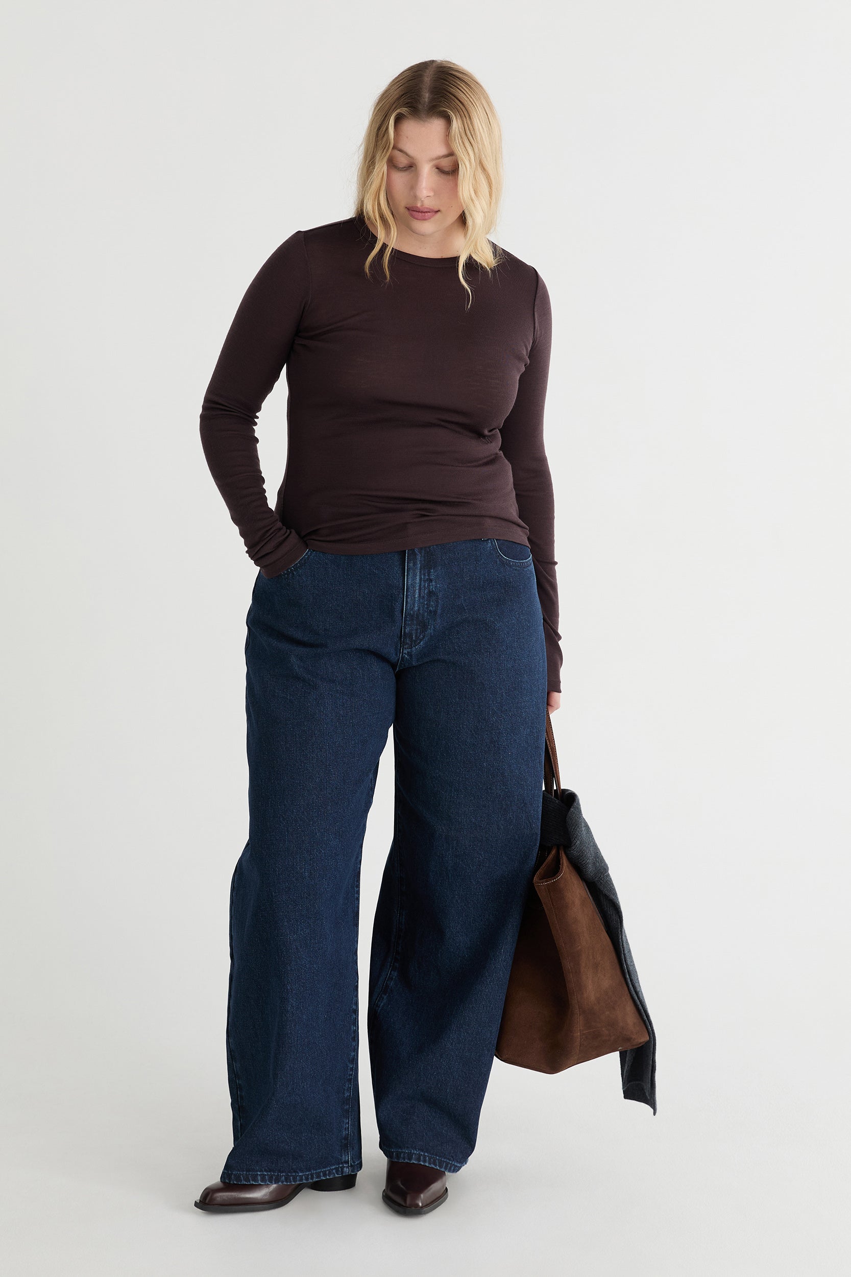 The FWF Merino Crew Neck Top