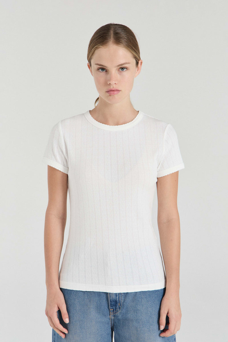 The Pointelle Tee