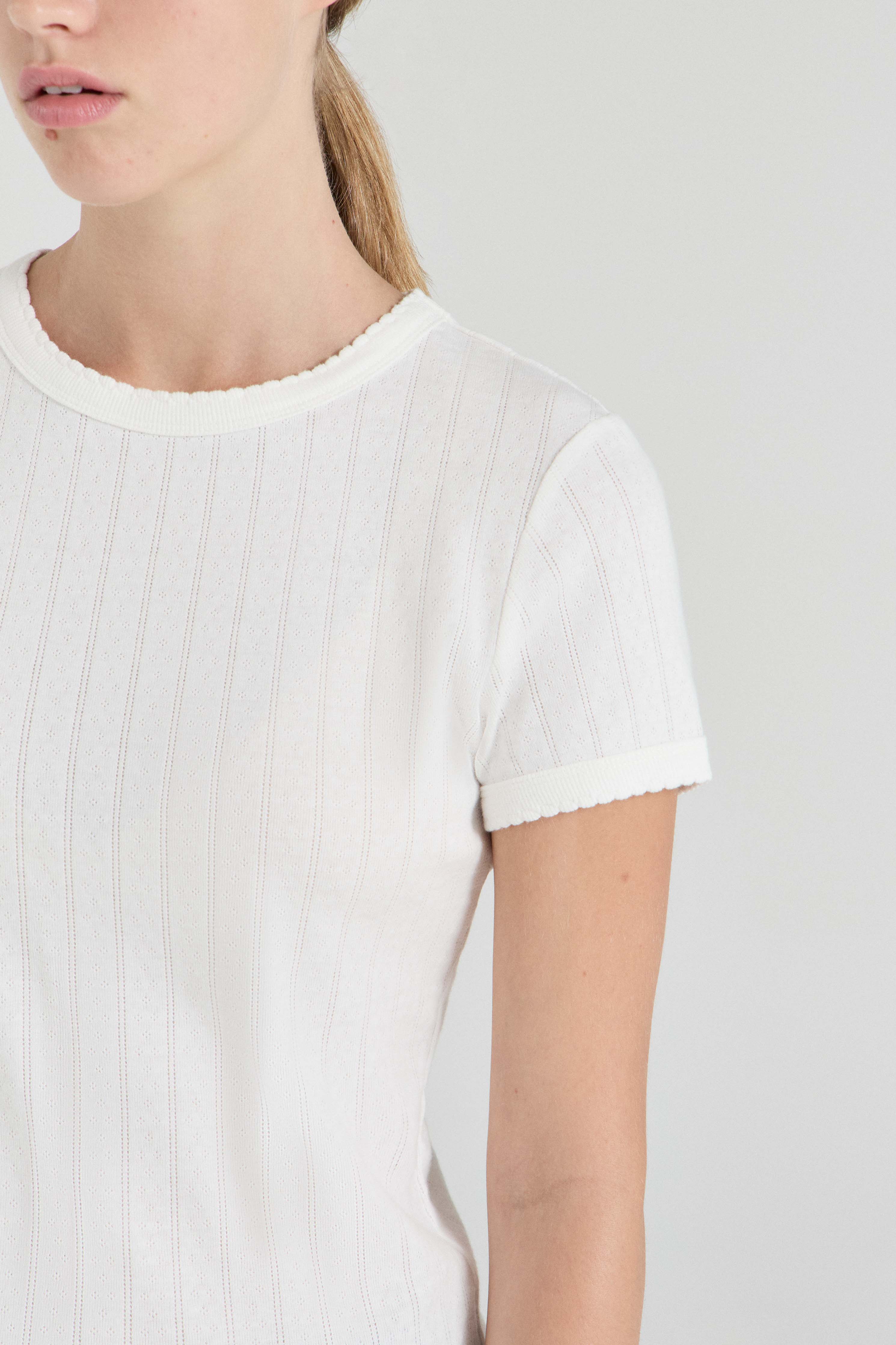 The Pointelle Tee