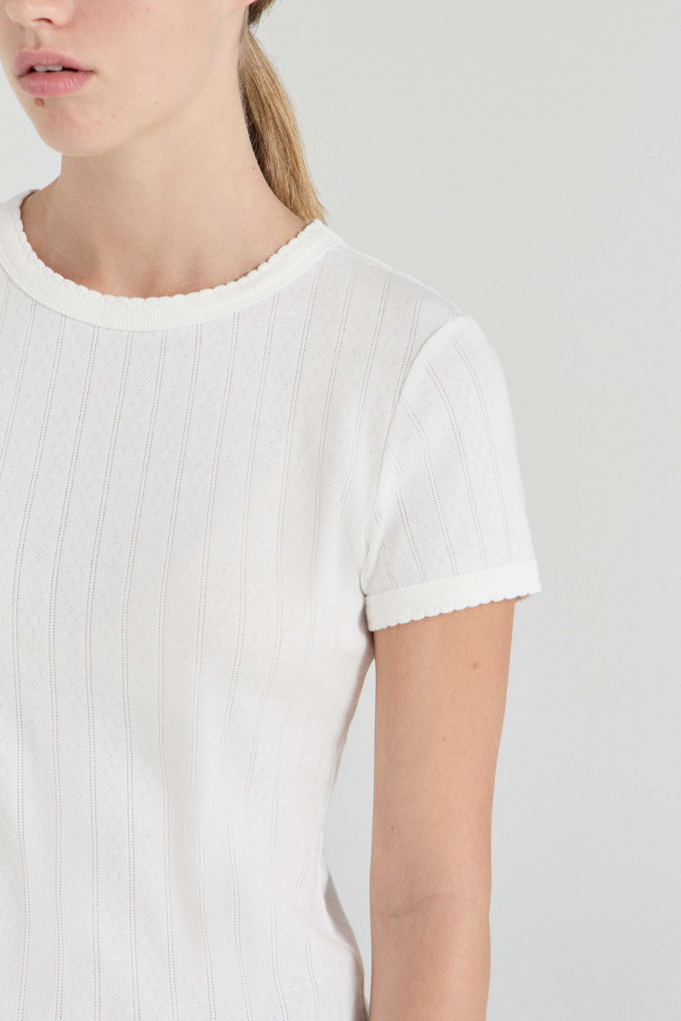 The Pointelle Tee